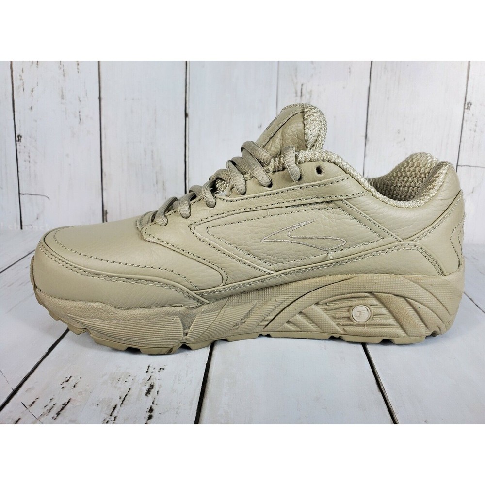 Brooks Addiction Sneakers Women's Size 7 Leather Comfort Walking Shoes D Wide - Picture 3 of 10